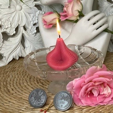 Destiny Decision Candle Raspberry Pink