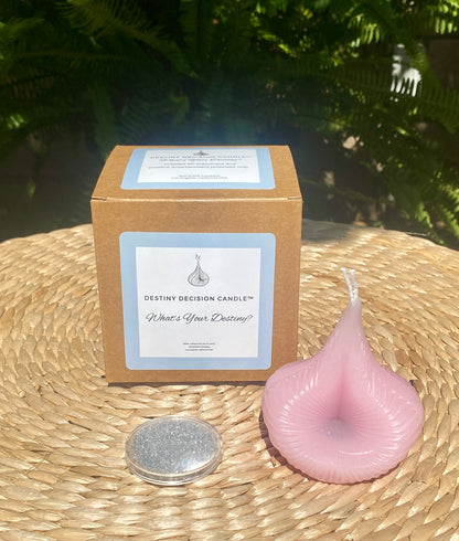 Destiny Decision Candle Baby Pink