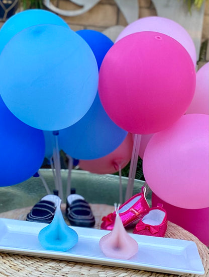 Baby Gender Reveal Candle Set