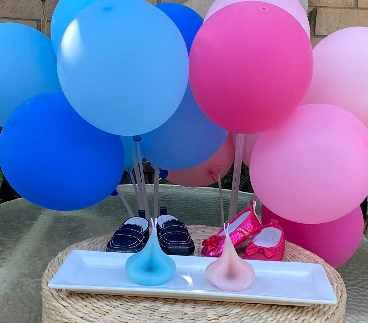 Baby Gender Reveal Candle Set